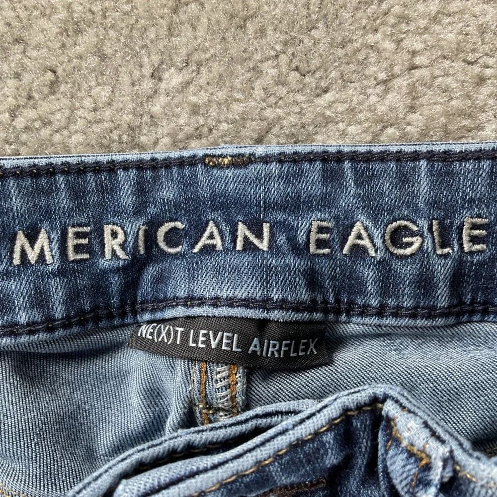 American Eagle Outfitters Men's Airflex Jeans Medium Distressed Slim Fit‎ 28x32